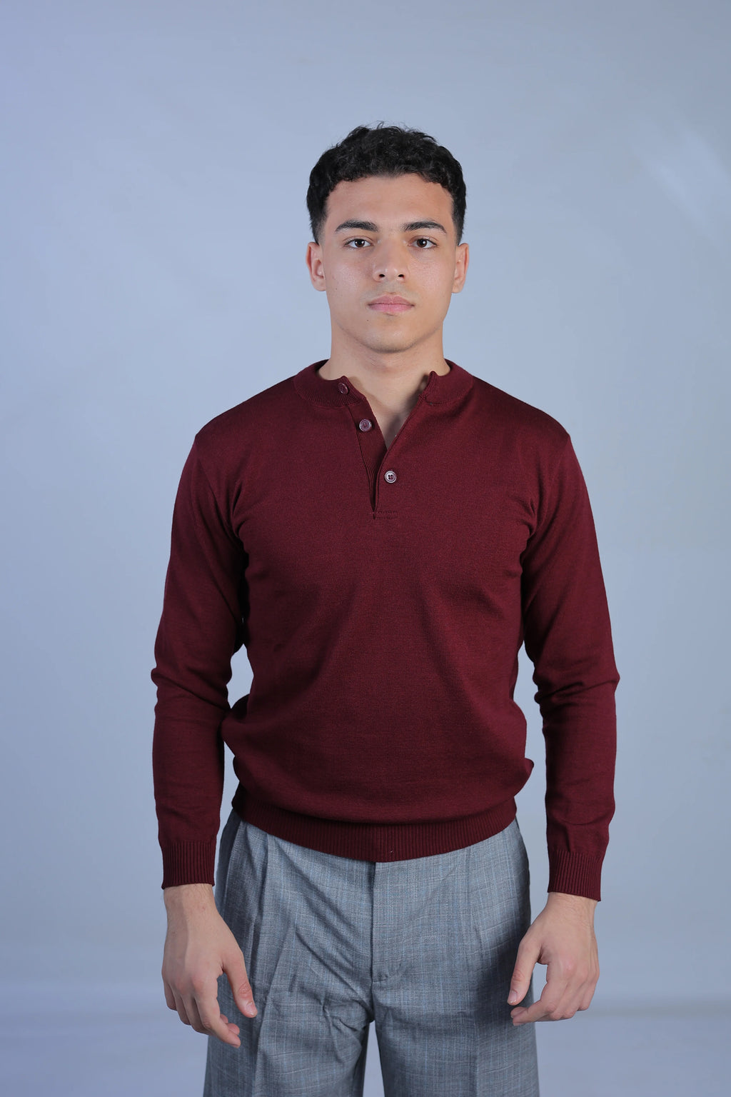 Groomi Henley Knit