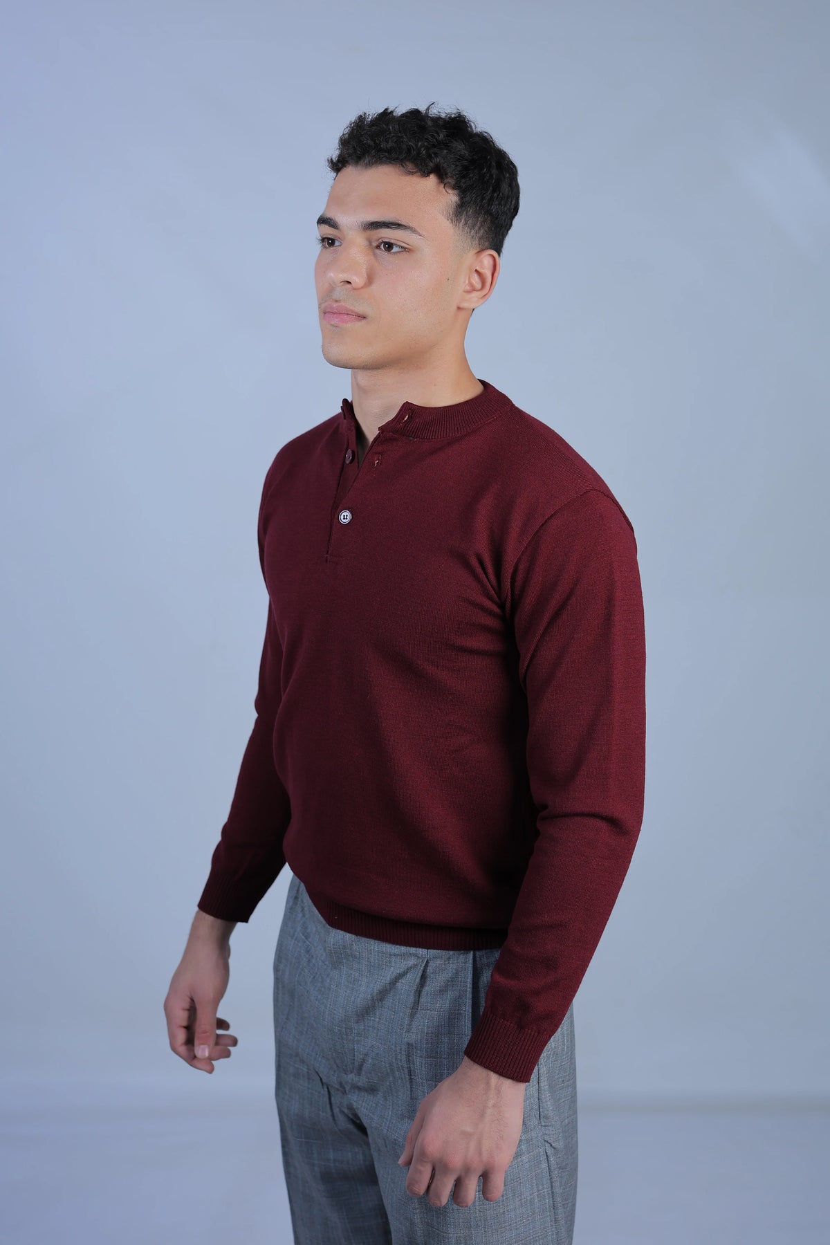 Groomi Henley Knit