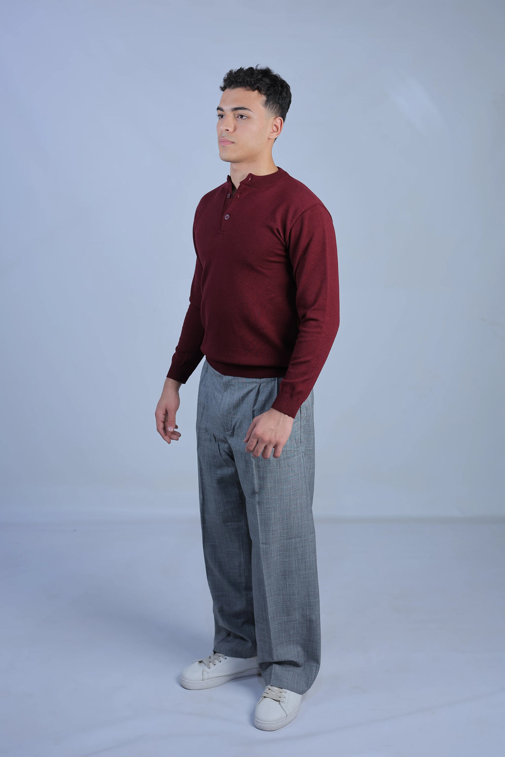 Groomi Henley Knit