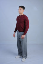 Groomi Henley Knit