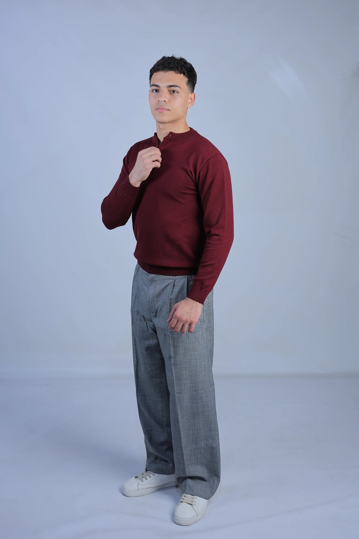 Groomi Henley Knit