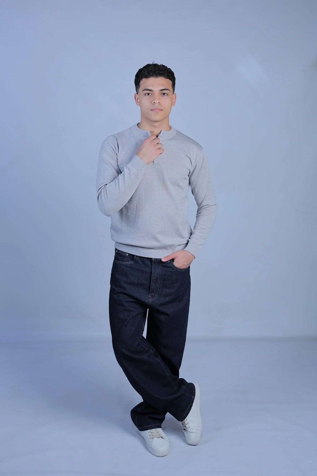 Groomi Henley Knit