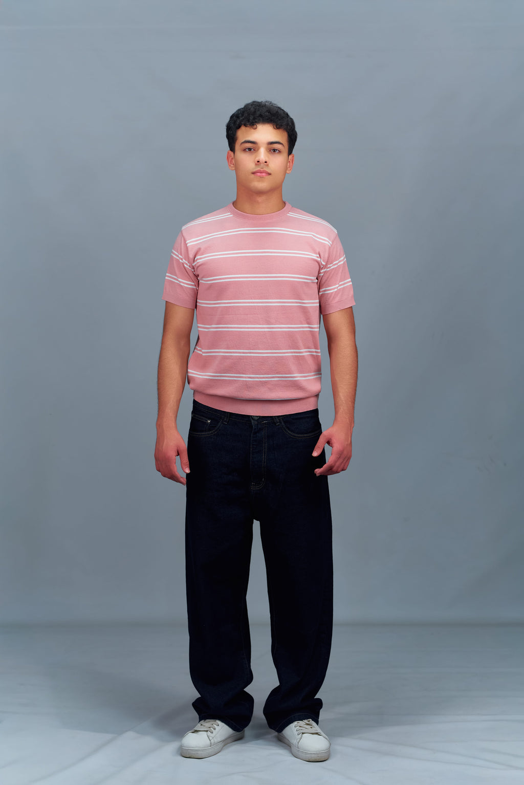 Groomi Knit T-shirt (stripe)