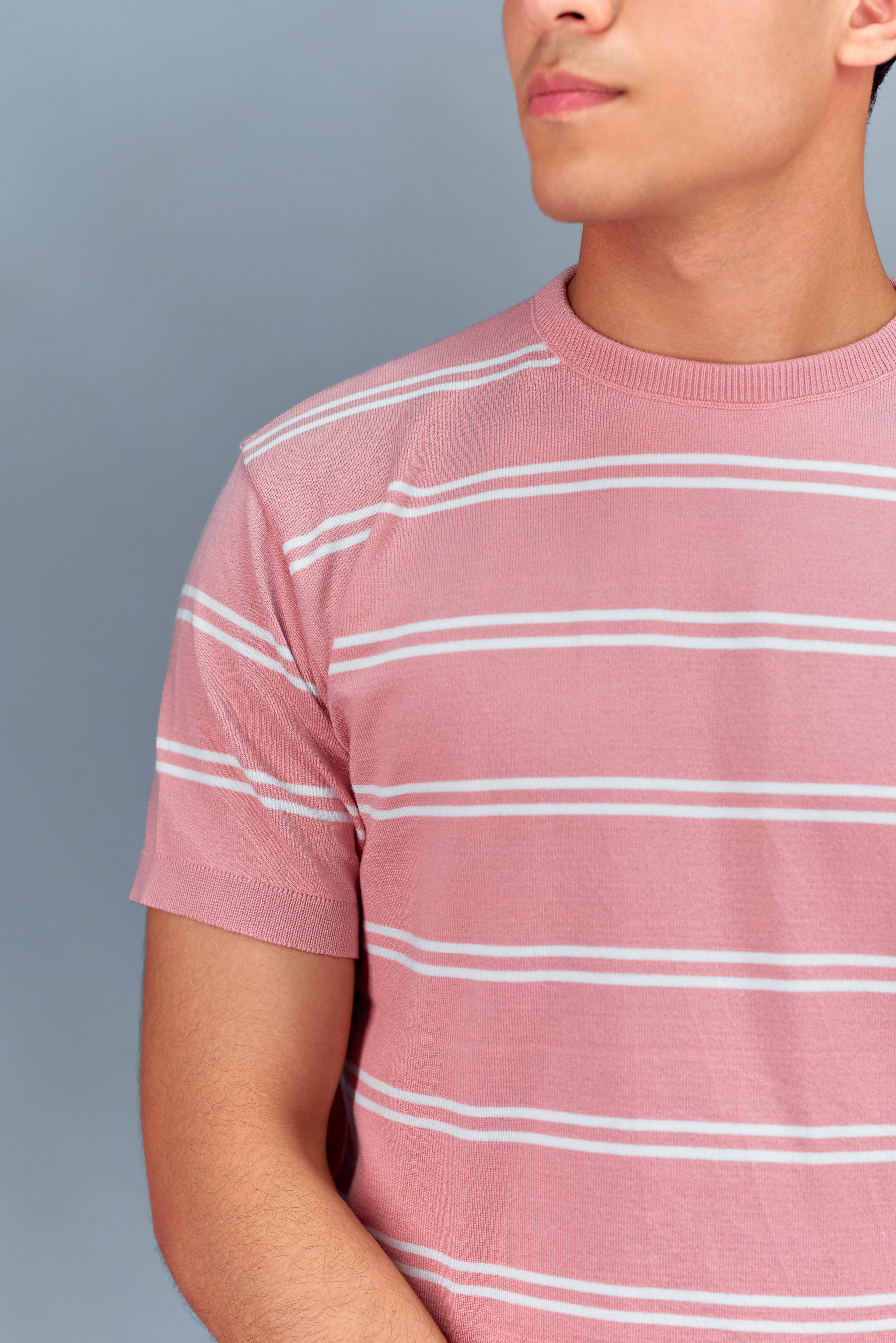 Groomi Knit T-shirt (stripe)