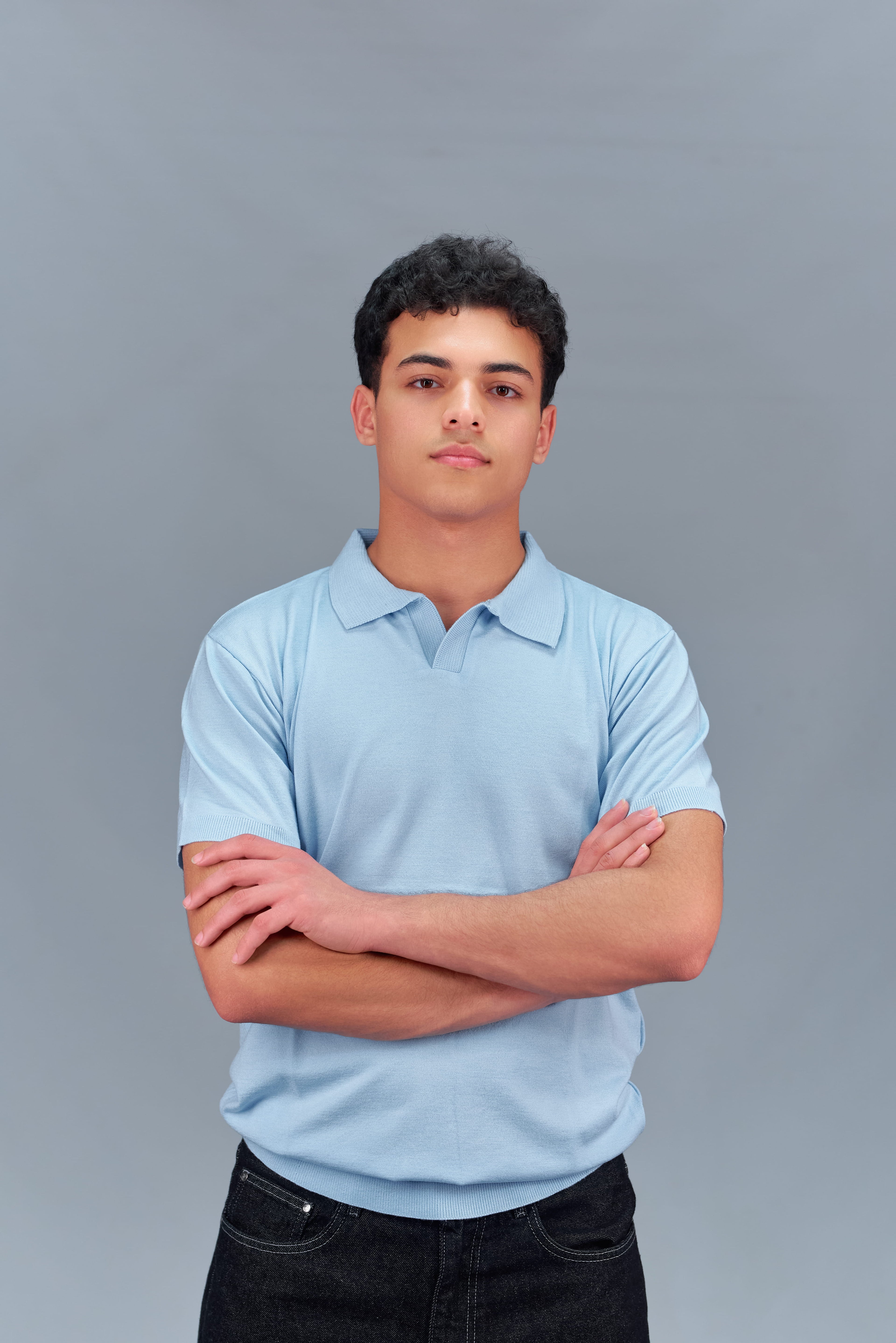 Essential knit polo