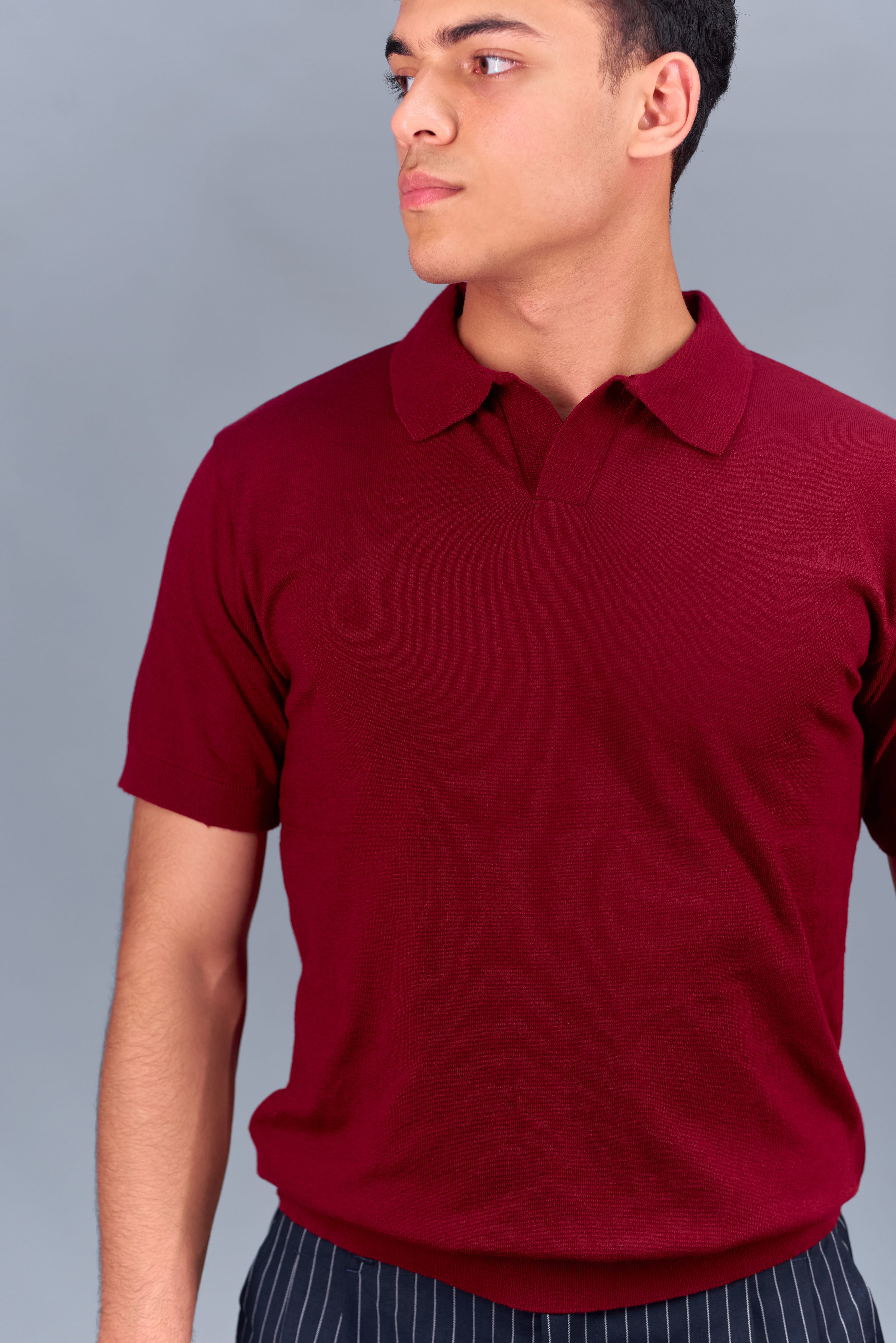 Essential knit polo