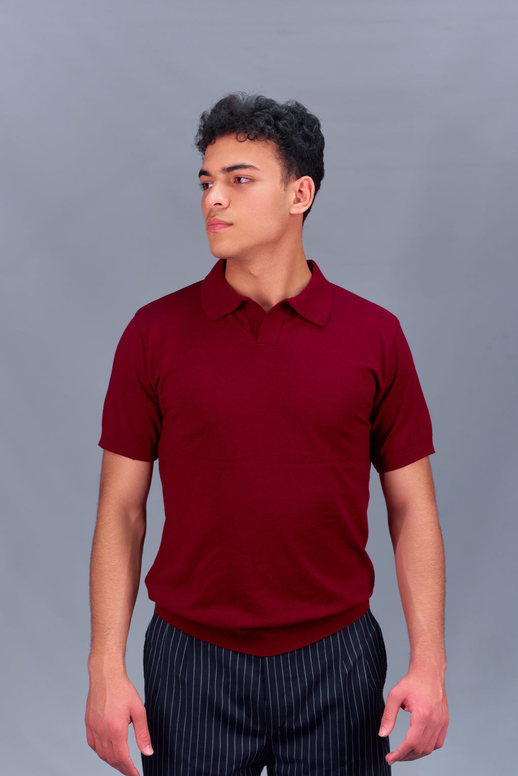 Essential knit polo