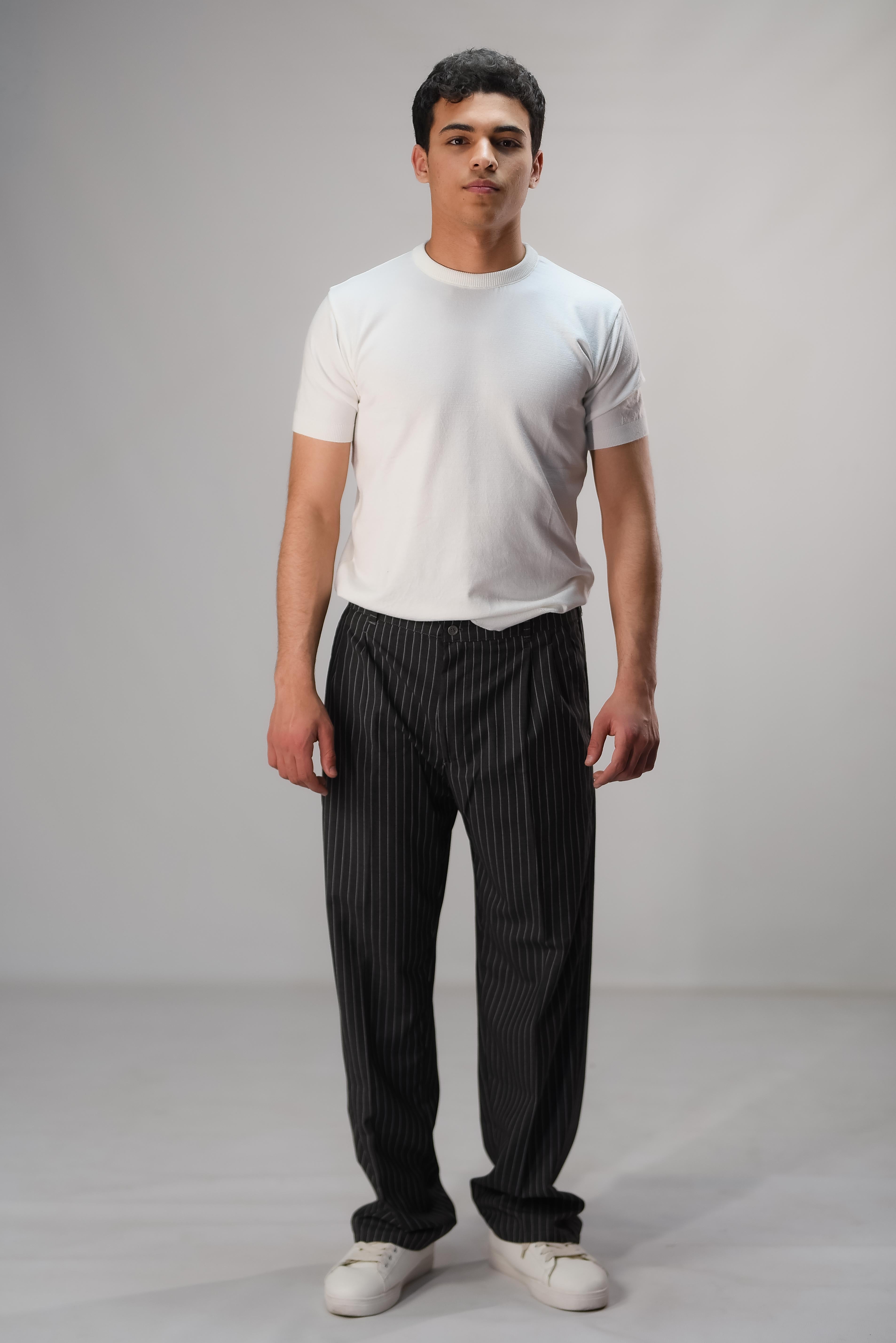 Easy fit pants (Stripe)