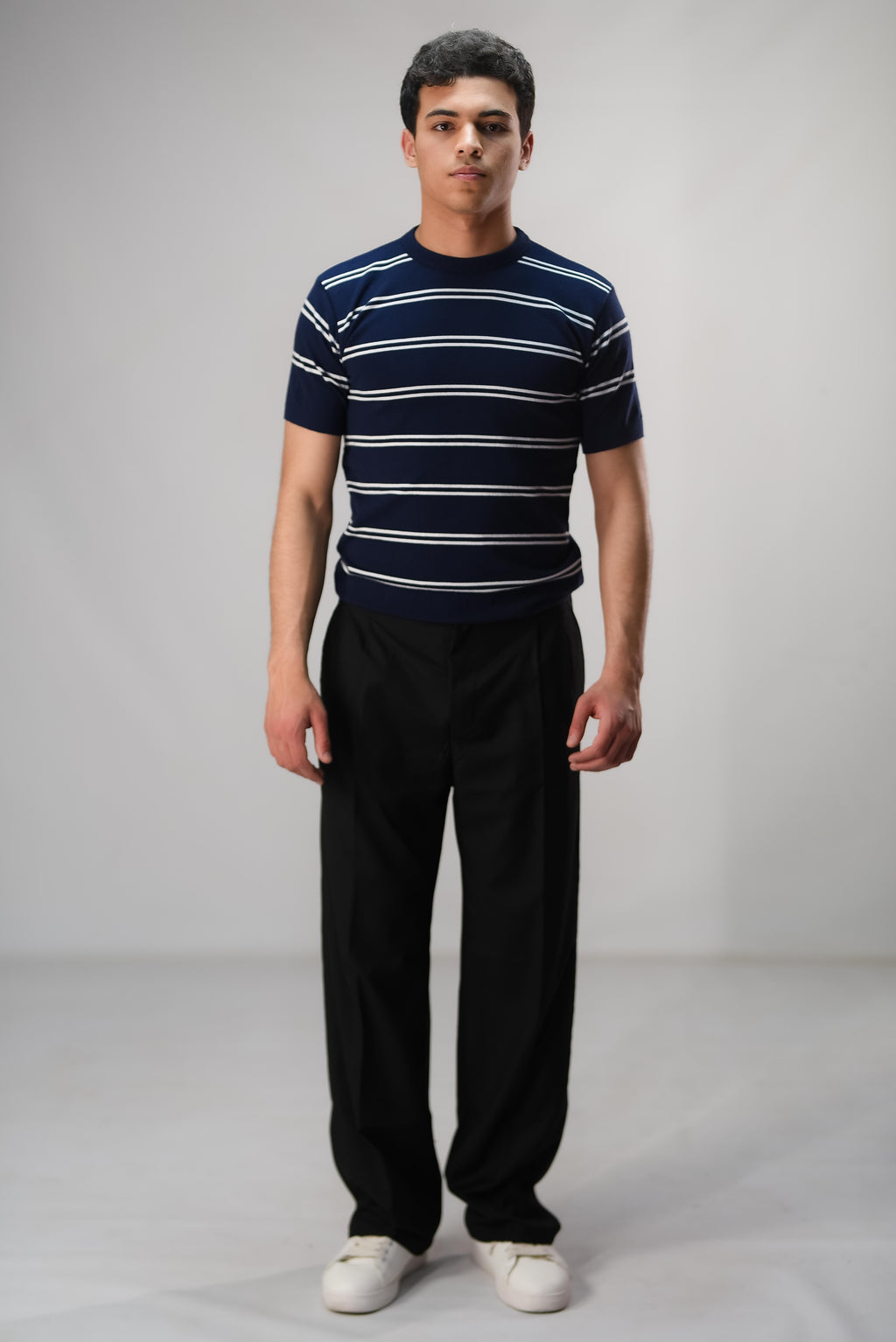 Groomi Knit T-shirt (stripe)