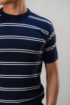 Groomi Knit T-shirt (stripe)