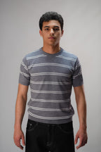 Groomi Knit T-shirt (stripe)