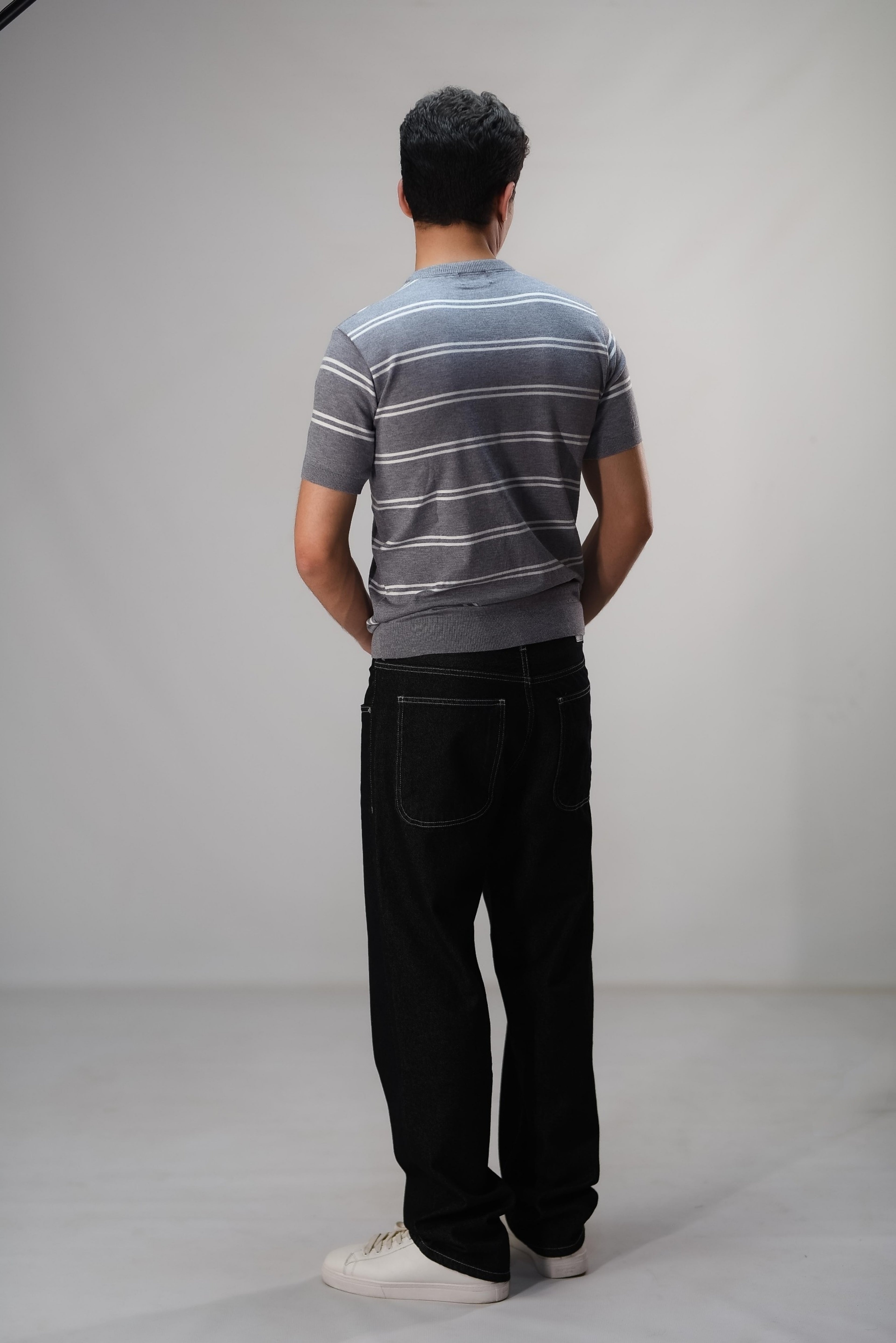 Groomi Knit T-shirt (stripe)