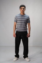 Groomi Knit T-shirt (stripe)