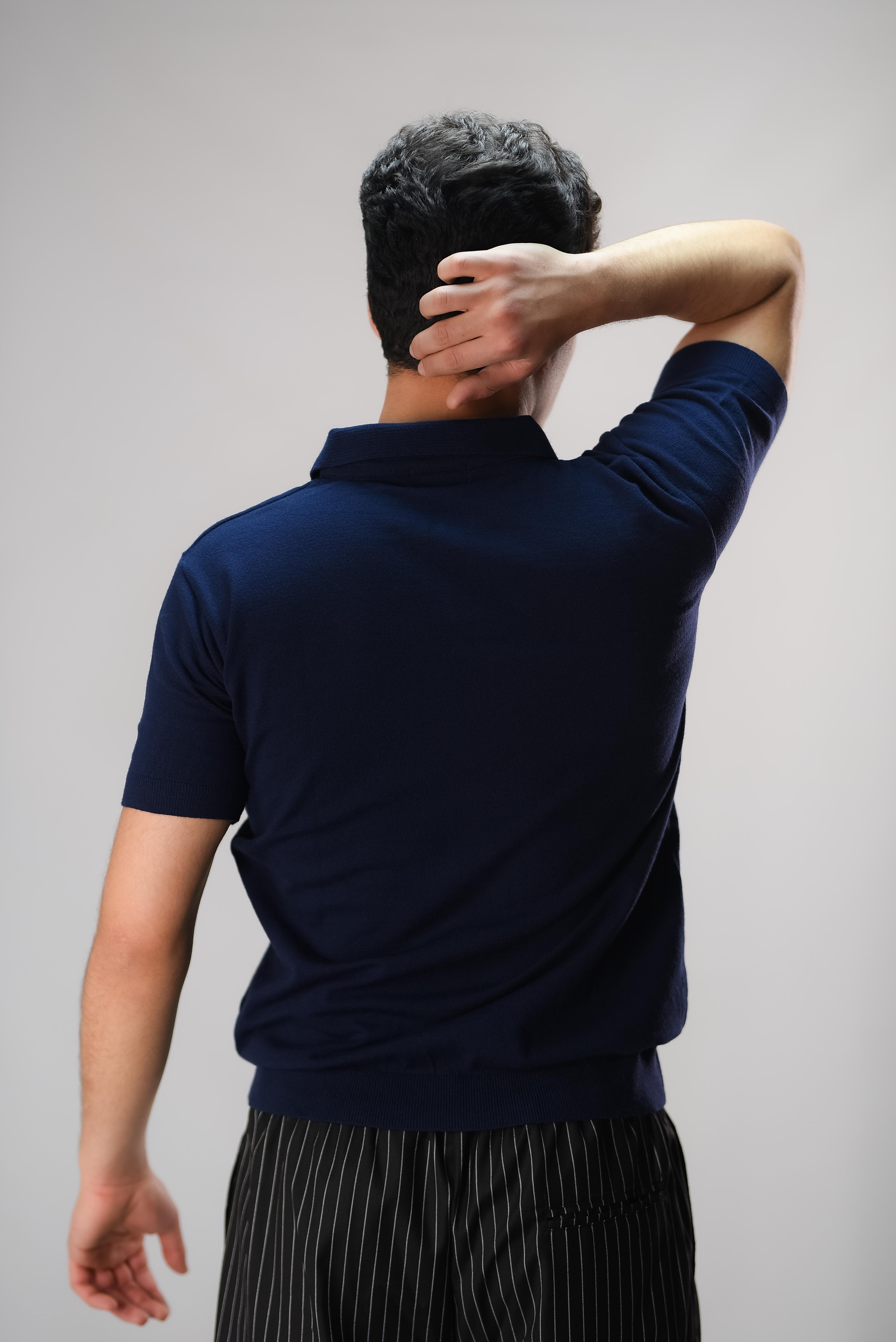 Essential knit polo