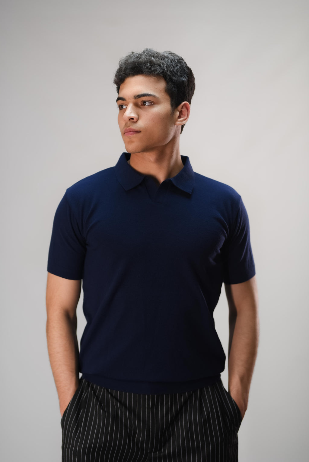 Essential knit polo