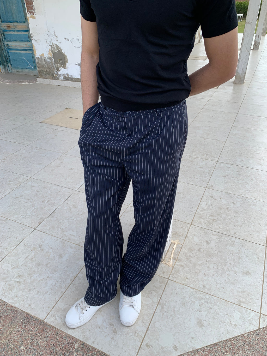 Easy fit pants (Stripe)