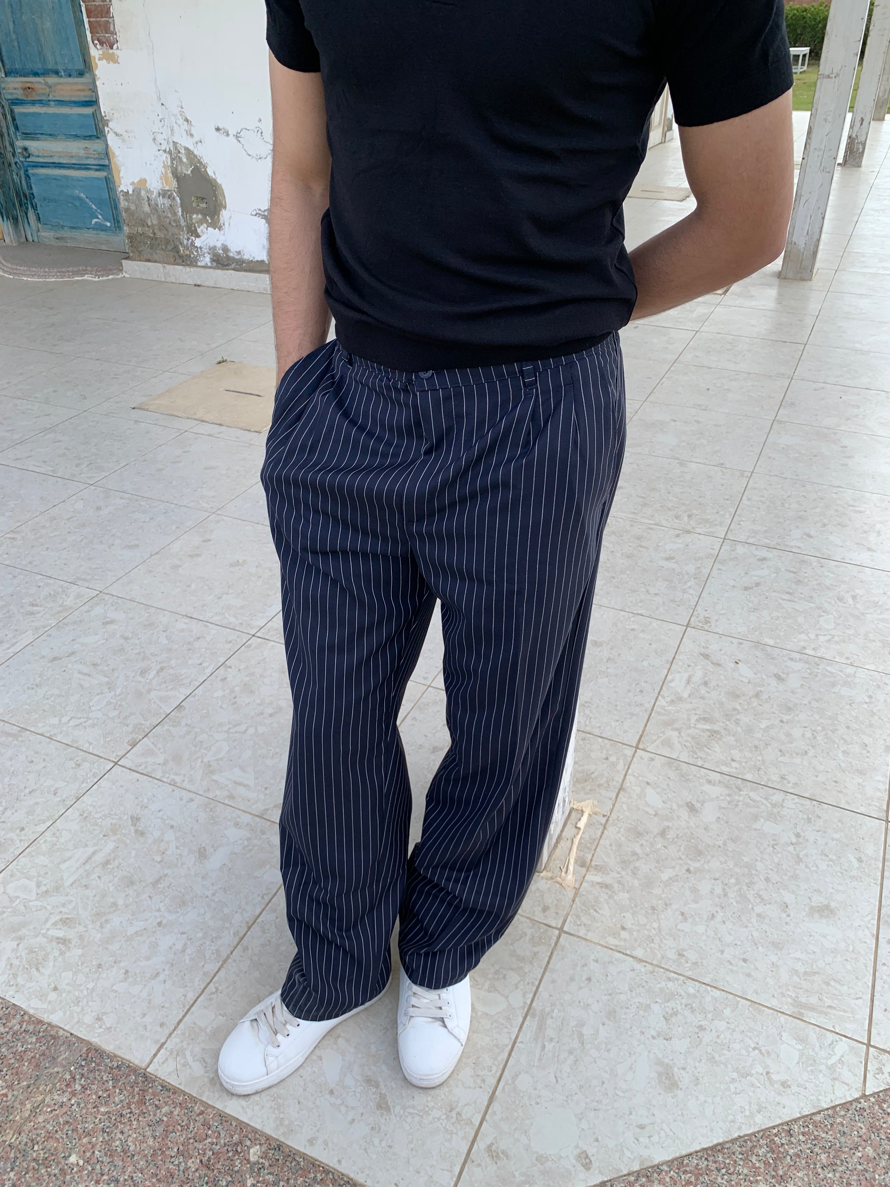Easy fit pants (Stripe)