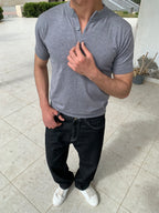 Groomi Henley Knit