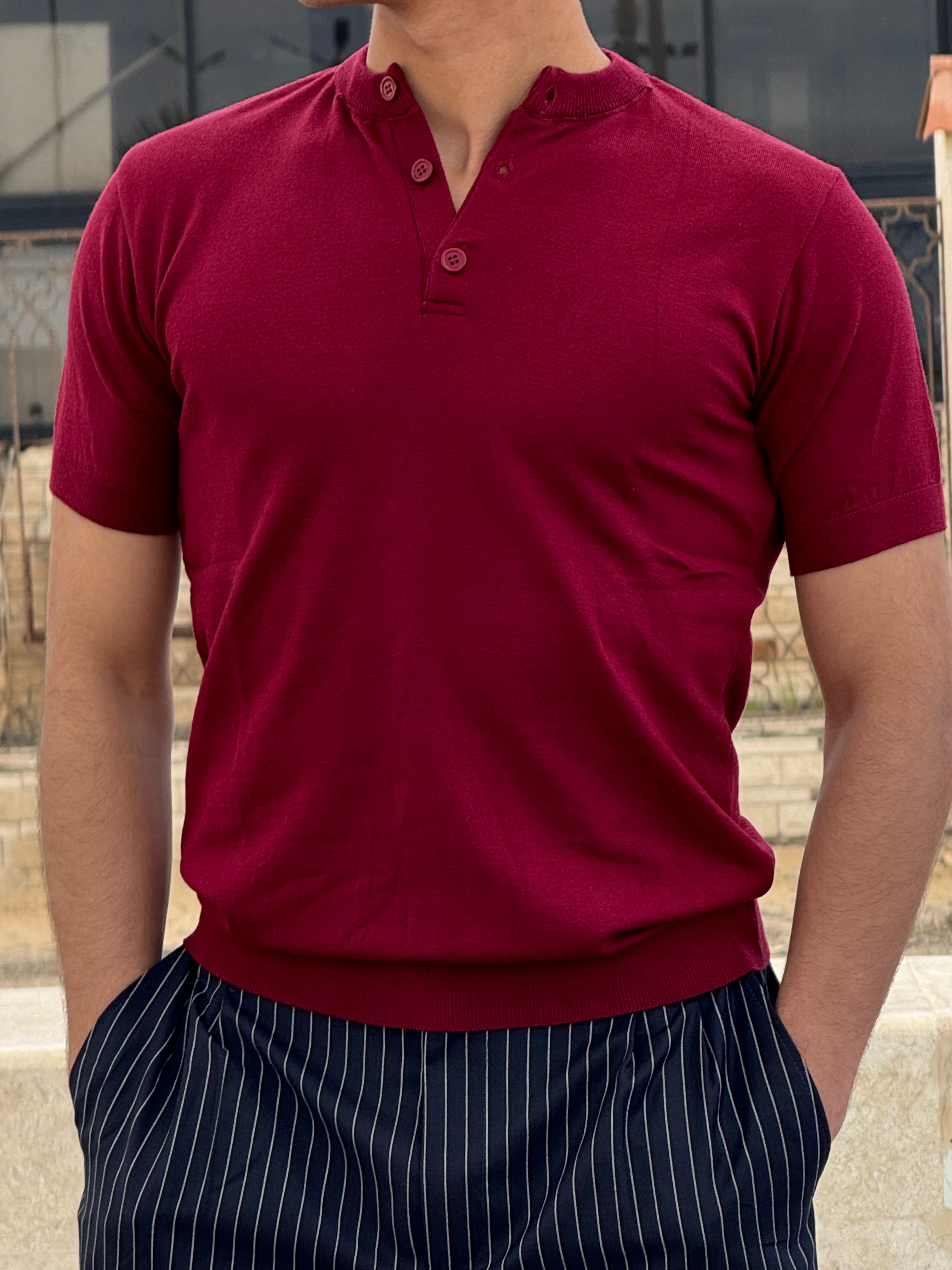 Groomi Henley Knit